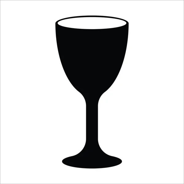 Glas Symbol Vektor Illustration Logo Design — Stockvektor