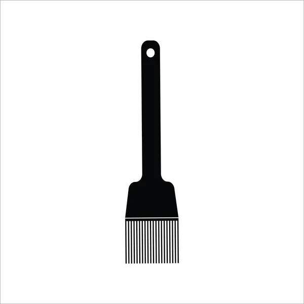 Scope Spice Brush Icon Vector Illustration Logo Design — Stock Vector