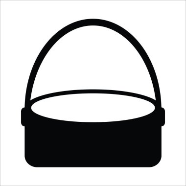 Pan simgesi vektör illüstrasyon logosu tasarımı