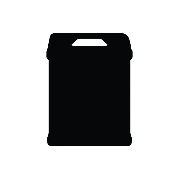 Rubbish Bin Icon Vector Illustration Logo Design — Stock Vector