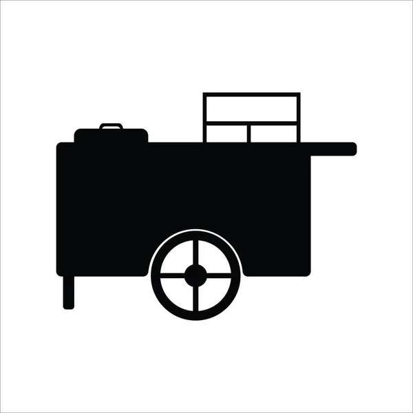 Icono Cesta Ventas Vector Ilustración Logo Diseño — Vector de stock