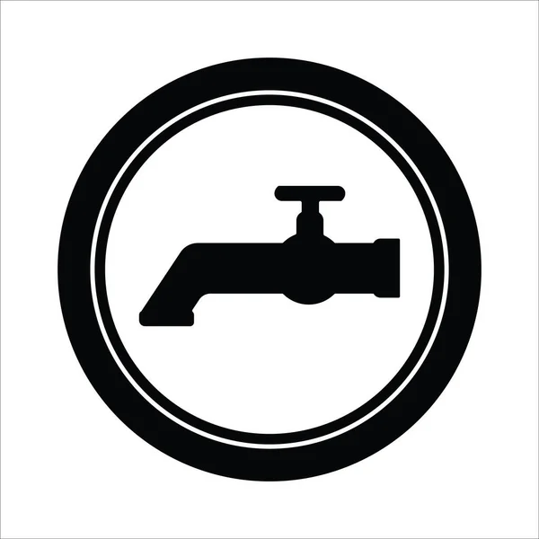 Icono Del Grifo Vector Ilustración Logo Diseño — Vector de stock
