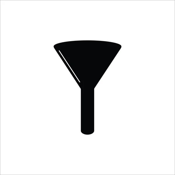 Water Funnel Icon Vector Illustration Logo Design — Stock Vector