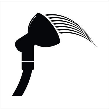 su spreyi musluk simgesi vektör illüstrasyon logosu tasarımı