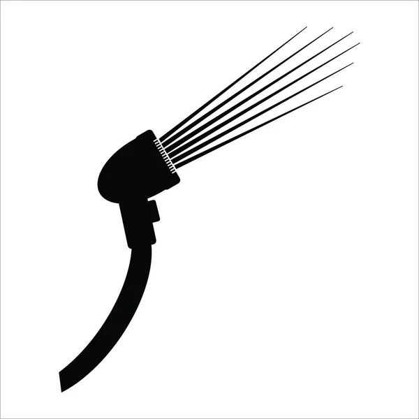 Водорозпилювач Кран Значок Векторна Ілюстрація Дизайн Логотипу — стоковий вектор