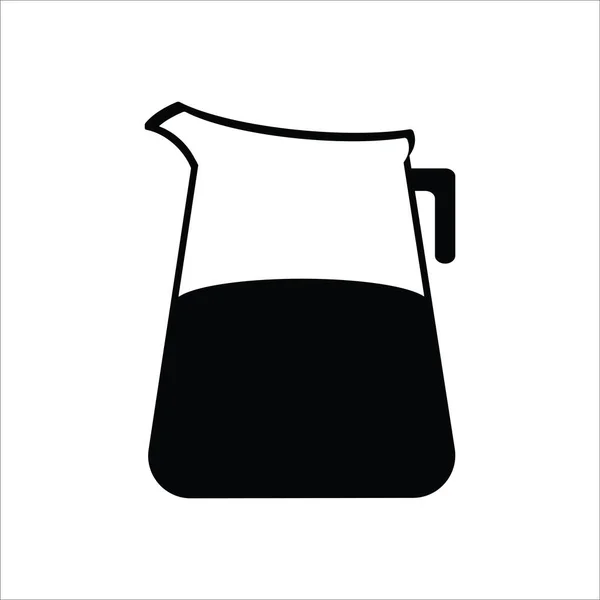 Icono Jarra Agua Vector Ilustración Logo Diseño — Vector de stock