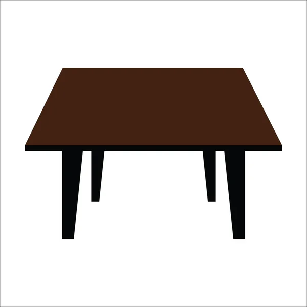 Table Icon Vector Illustration Logo Design — Stock Vector