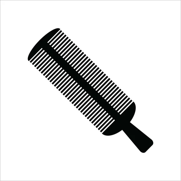 Saç Tarak Ikonu Vektör Illüstrasyon Logo Tasarımı — Stok Vektör