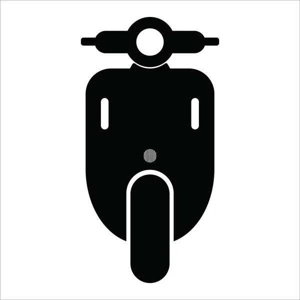 Мотоциклетний Значок Векторна Ілюзія Дизайн Логотипу — стоковий вектор