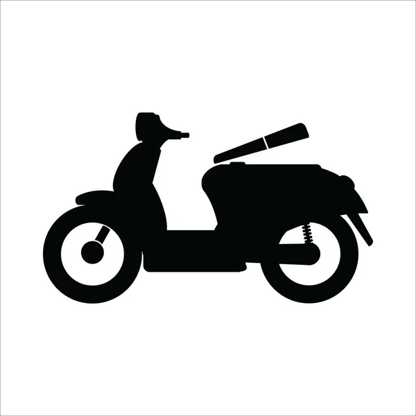 Motorrad Ikone Vektor Illustration Logo Design — Stockvektor