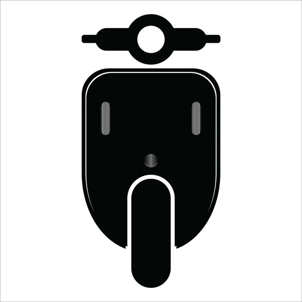 Icono Motocicleta Vector Ilustración Logo Diseño — Vector de stock