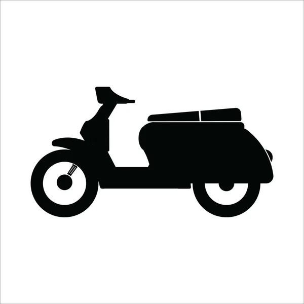 Мотоциклетний Значок Векторна Ілюзія Дизайн Логотипу — стоковий вектор