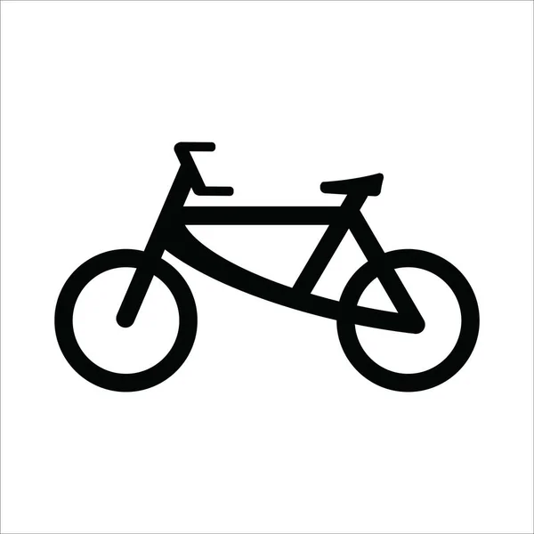 Kerékpár Ikon Vektor Illusztráció Logó Tervezés — Stock Vector