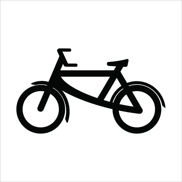 Kerékpár Ikon Vektor Illusztráció Logó Tervezés — Stock Vector