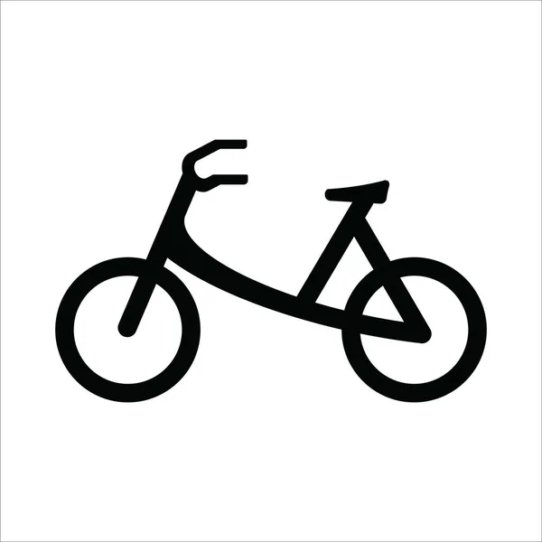 Icône Vélo Illustration Vectorielle Logo Design — Image vectorielle