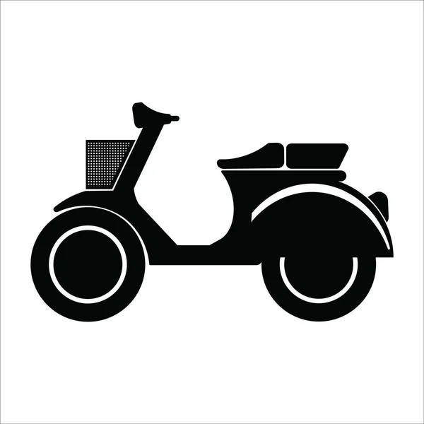 Icône Moto Illustration Vectorielle Logo Design — Image vectorielle