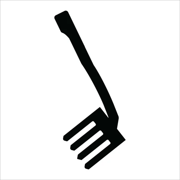 Icône Houe Vecteur Illustration Logo Design — Image vectorielle