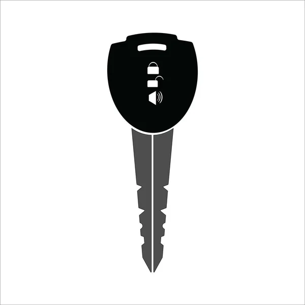 Αυτοκίνητο Κλειδιά Εικονίδιο Διάνυσμα Εικονογράφηση Λογότυπο Σχεδιασμό — Διανυσματικό Αρχείο