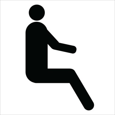 man simgesi vektör illüstrasyon logosu tasarımı