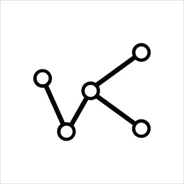 Moleküler element simgesi, vektör illüstrasyon sembolü tasarımı