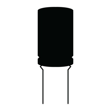 Elektronik bileşenler ikon vektör illüstrasyon logo tasarımı