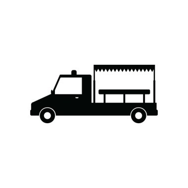 araba simgesi vektör illüstrasyon logosu tasarımı