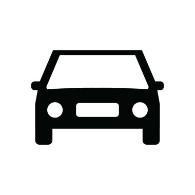 araba simgesi vektör illüstrasyon logosu tasarımı