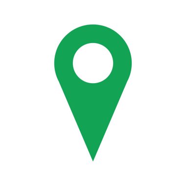 Konum noktası simgesi vektör illüstrasyon logo tasarımı