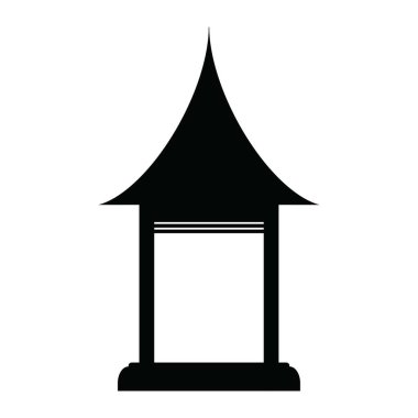 Ev simgesi vektör illüstrasyon logo tasarımı