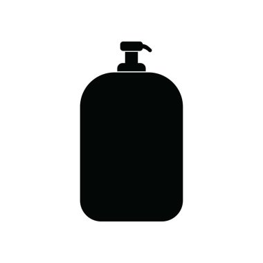 Pompa şişe ikonu vektör illüstrasyon logo tasarımı