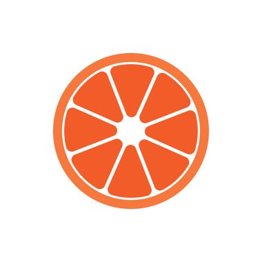 turuncu simge vektör illüstrasyon logo tasarımı