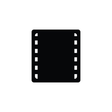 Film simgesi vektör illüstrasyon logosu tasarımı