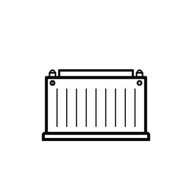 pil ikonu vektör illüstrasyon logo tasarımı