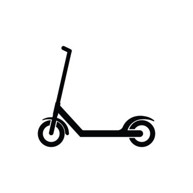 Scooter simgesi vekto illüstrasyon logo tasarımı