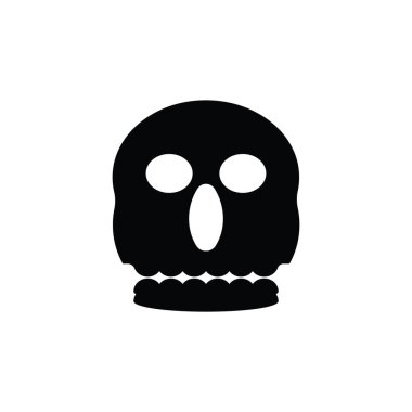 Skull icon vector illustration logo design