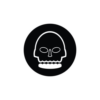 Skull icon vector illustration logo design