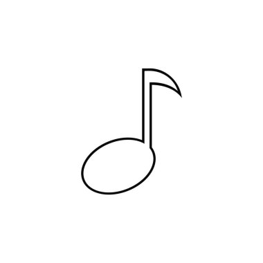 musical tone icon vector illustration logo design clipart