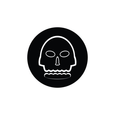 Skull icon vector illustration logo design