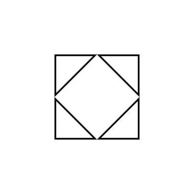 Döşeme kiremitleri ikon vektör illüstrasyon logo tasarımı