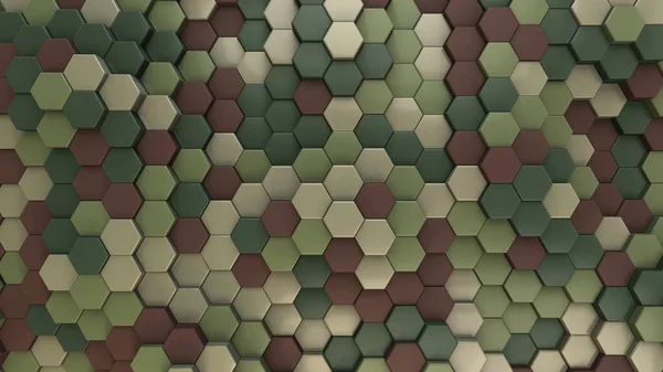 Hexagon Background with Camouflage Colors Army Military Colors Jungle Safari wildlife wilderness Colors