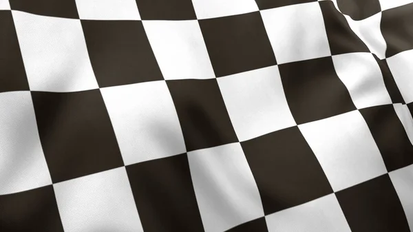 F1 Chequered (Checkered) Flag, Close up