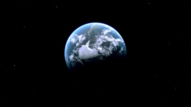 Зум Страны Аргентины Космоса Землю — стоковое видео