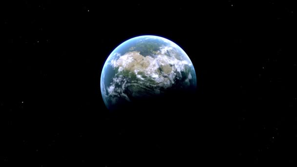Austria Country Zoom Space Earth — Vídeo de stock