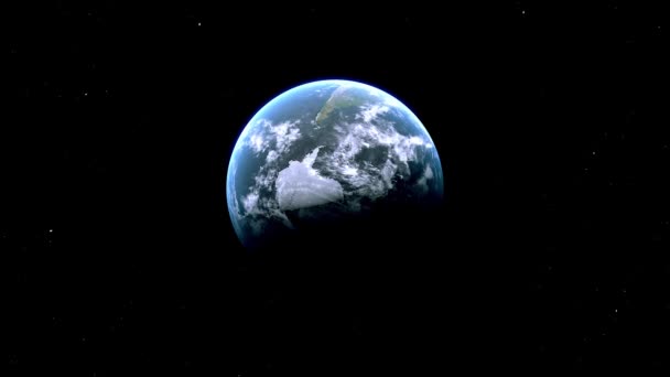 Зум Страны Чили Космоса Земли — стоковое видео