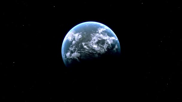 Збільшення Території Фіджі Від Космосу Землі — стокове відео