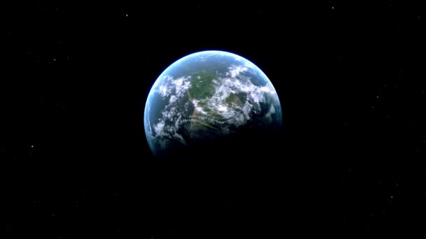 Dominican Republic Country Zoom Space Earth — Stockvideo