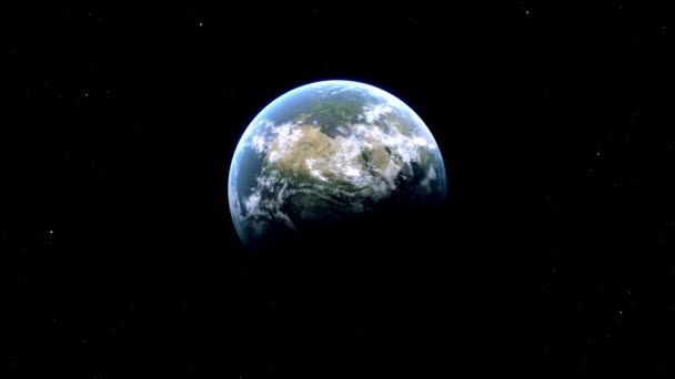 Збільшення Міста Ганновер Німеччина Від Космосу Землі — стокове відео