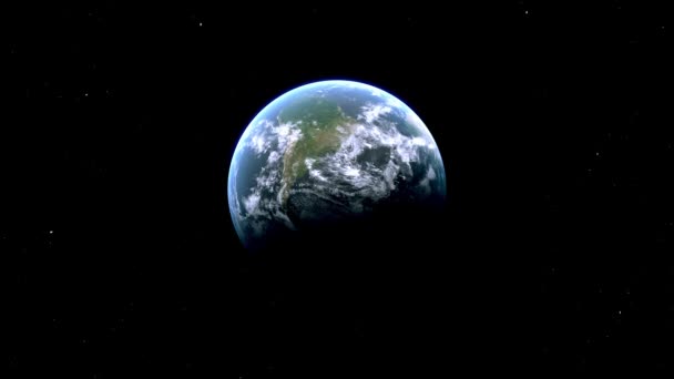 Uzaydan Dünya Odaklan — Stok video