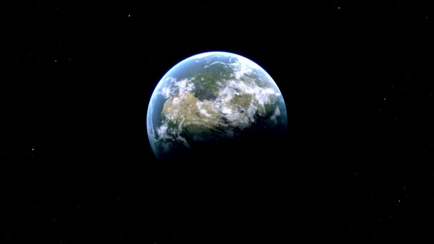 Sweden Country Zoom Space Earth — Stockvideo