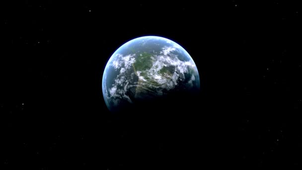 Turks Caicos Islands Country Zoom Space Earth — Vídeo de Stock